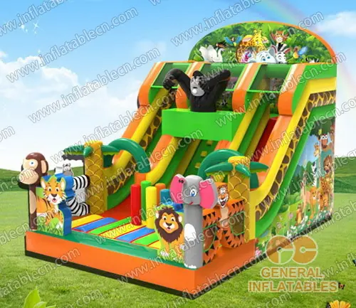 GS-036 Inflatable Jungle slide