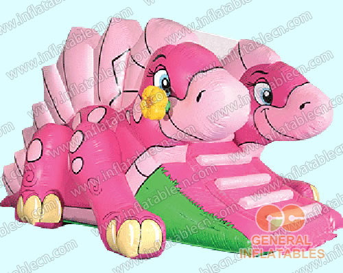 GS-49 Inflatable daisy dino slides