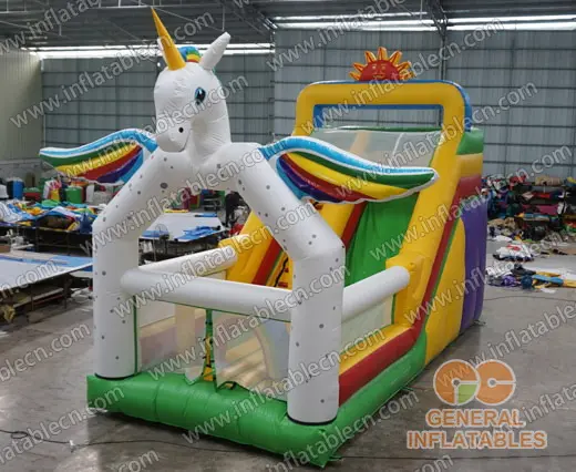 GS-005 Unicorn inflatable slide