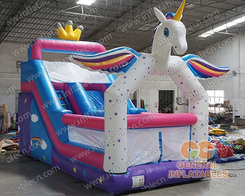 GS-005 Unicorn inflatable slide