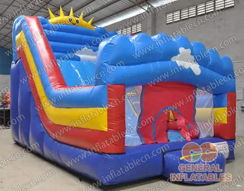 GS-082 Inflatable slide with bounce