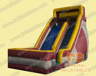 GS-085 Inflatable single lane slide