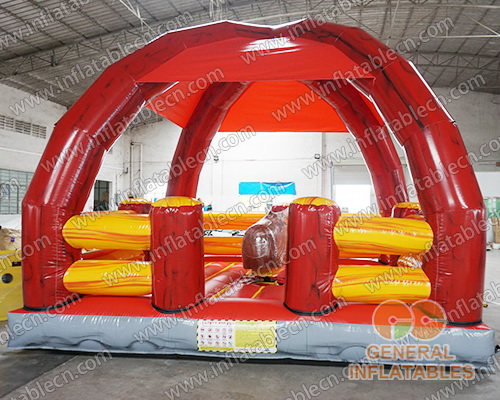 GSP-266 Inflatable Mechanical Rodeo Bull with roof