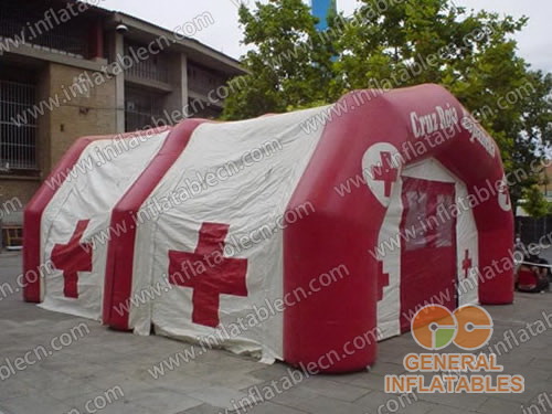 Inflatable Red Cross Tent