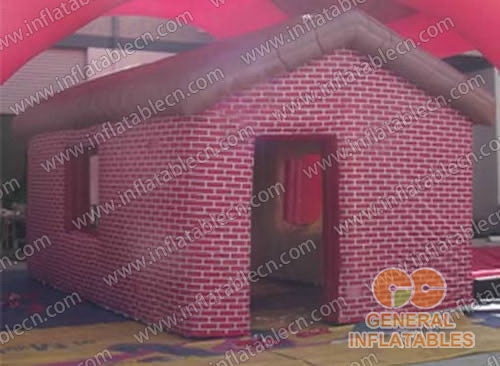 GTE-21 Inflatable Red House Tent