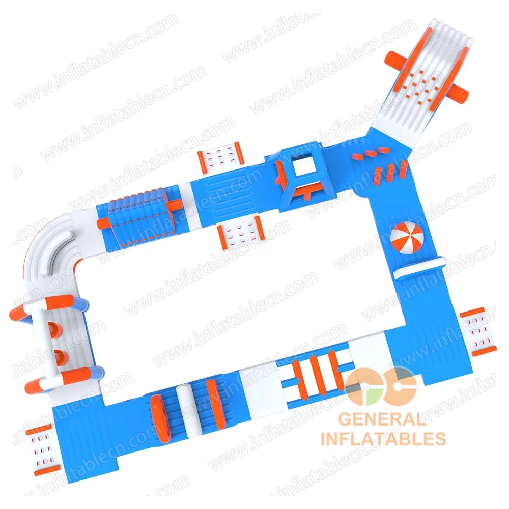 GW-030 Inflatable Water Obstacle Course for Sale – TUV certification Floating Aqua Park
