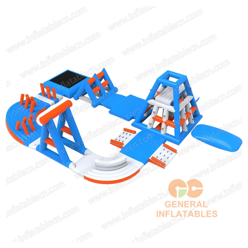 GW-150 Adventure Inflatable Water Park for Sale – Floating Climbing & Jumping Course