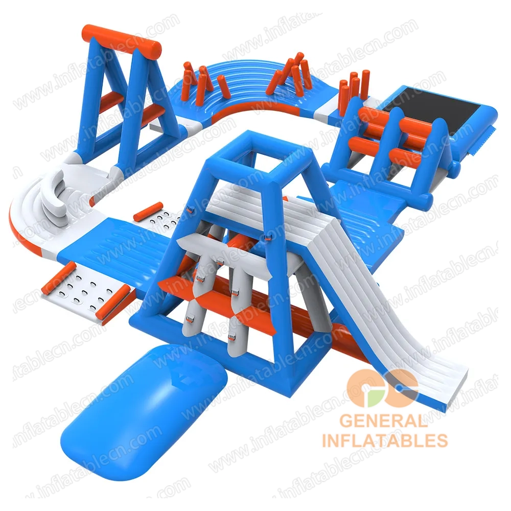 GW-150 Adventure Inflatable Water Park for Sale – Floating Climbing & Jumping Course