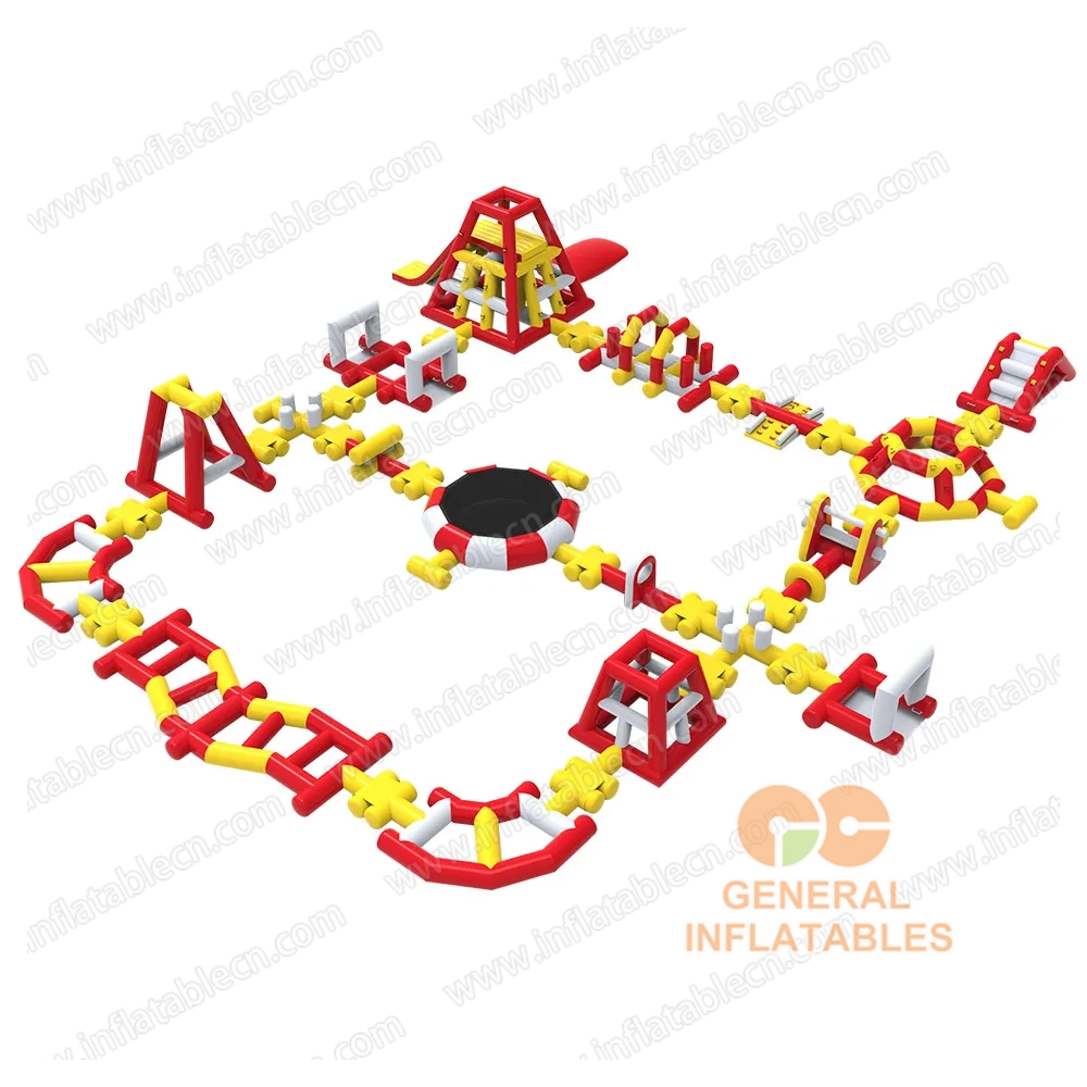 GW-152 High-Quality Inflatable Water Park - Customizable Floating Water Obstacle Course