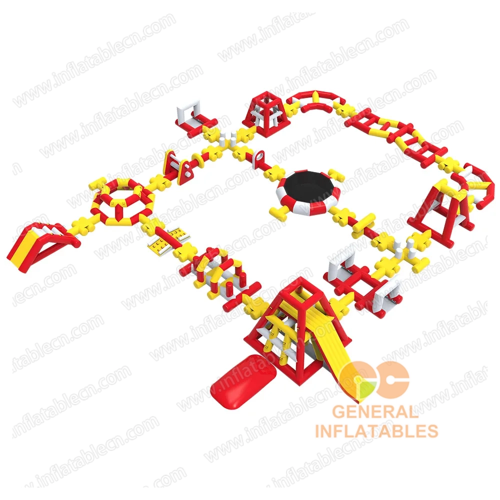 GW-152 High-Quality Inflatable Water Park - Customizable Floating Water Obstacle Course