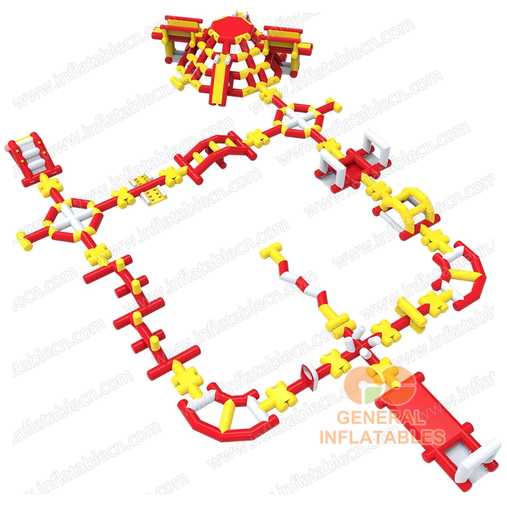 GW-196 Customizable Giant TUV Certified Inflatable Water Park
