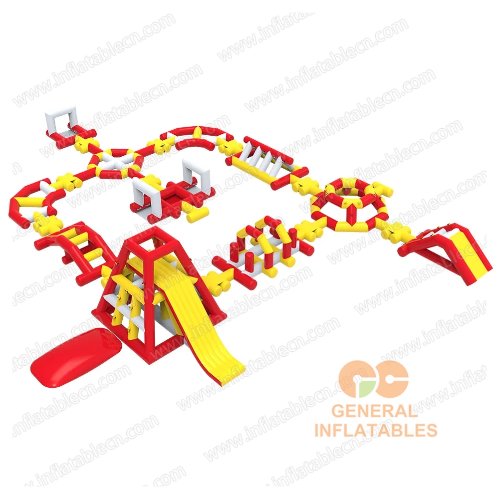 GW-197 commercial grade Inflatable Water Park for Sale – TUV certification Floating Obstacle Course