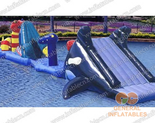 GW-005 Inflatable Whale Water Bridge