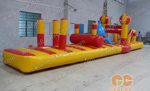 GW-050 Inflatable Floating Obstacle Course