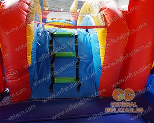 GWC-078 Castillo inflable combo con tobogán húmedo/seco