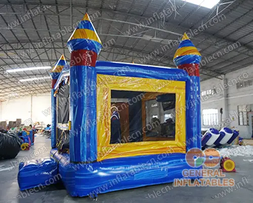 GWC-087 Inflatable marble color combo with slide wet/dry