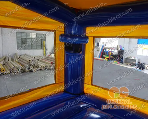 GWC-087 Inflatable marble color combo with slide wet/dry