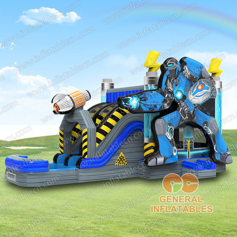 روبوت أزرق متعدد الاستخدامات الرطب والجاف