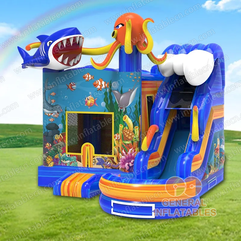 GWC-167 Whale Water Slide