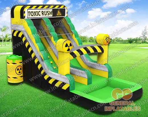  Toxic rush water slide