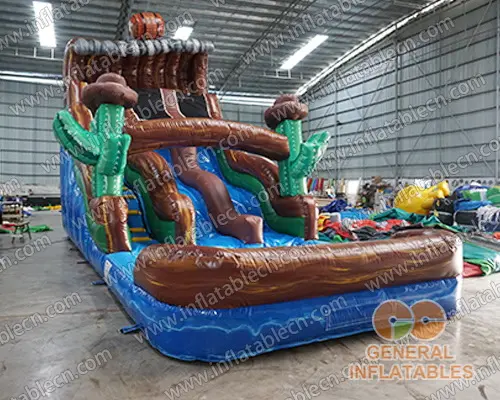 GWS-106 Tobogán de agua inflable