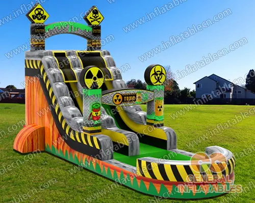  Toboggan d'eau Toxic Run