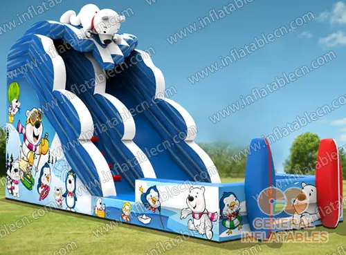 GWS-126 Polar bear skiing waterslide