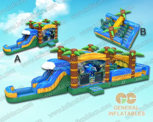 GWS-152 Ocean water obstacle course with pool