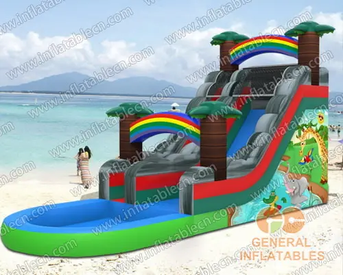 GWS-165 Toboggan aquatique tropical