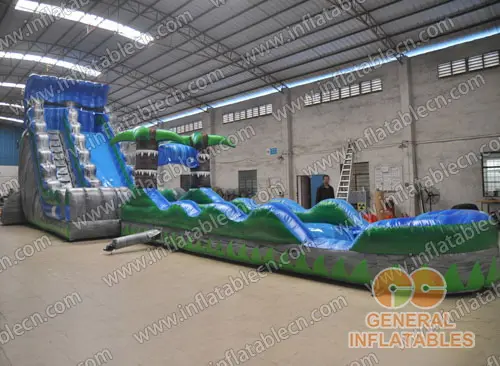  Gaint palm tree marble Water slide