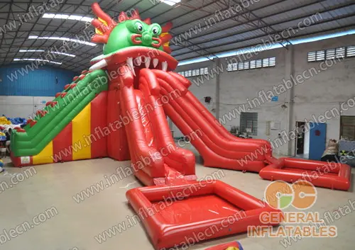 GWS-197 Dragon slide with pool