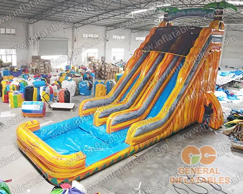  24' High dual water slide