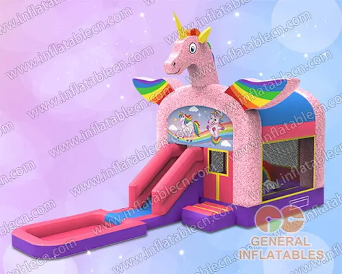 GWS-220 Unicorn water slide combo