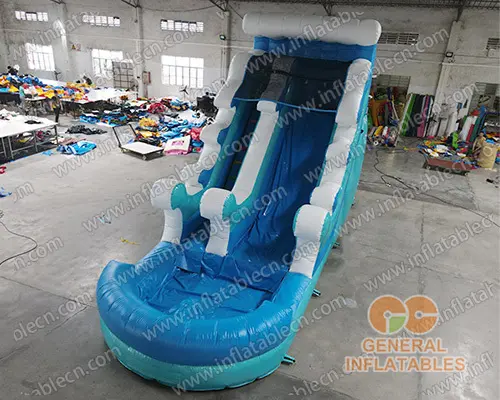 GWS-222 Toboggan aquatique bleu scintillant