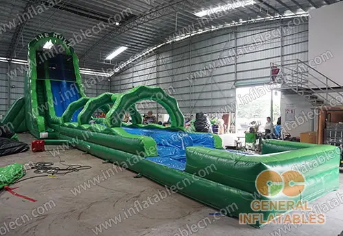 GWS-229 inflatable jungle water slide