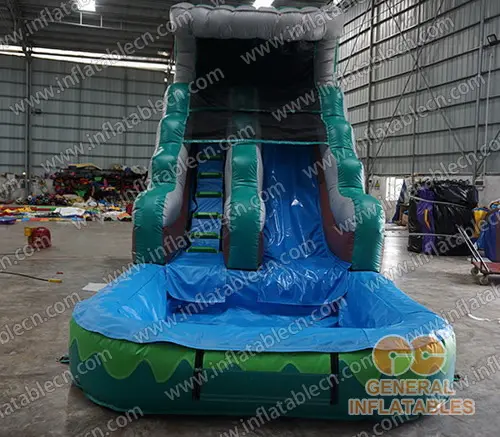 GWS-249 Tobogán de agua inflable con piscina