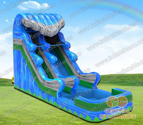  Scivolo d'acqua ondulato