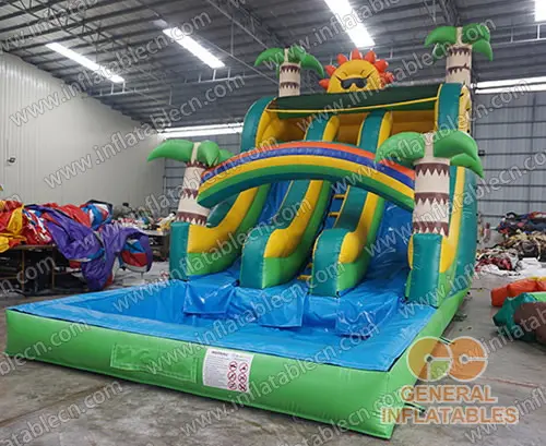 GWS-262 Tropical water slide