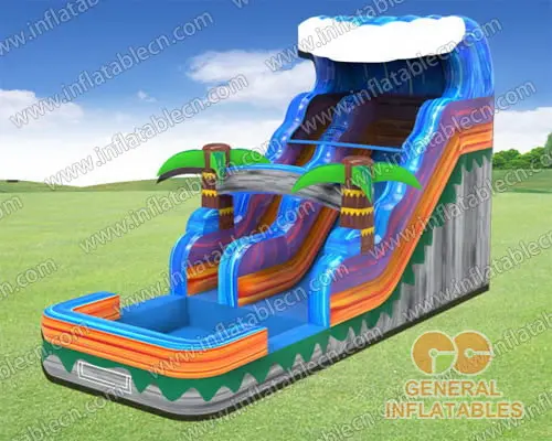  Tobogán de agua inflable