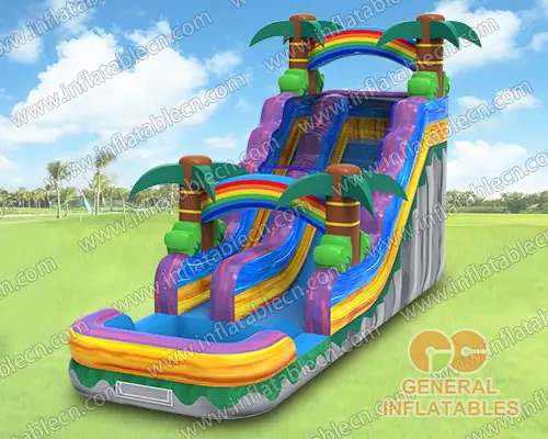  Toboggan aquatique gonflable