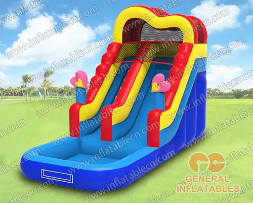 GWS-294 Inflatable heart water slide