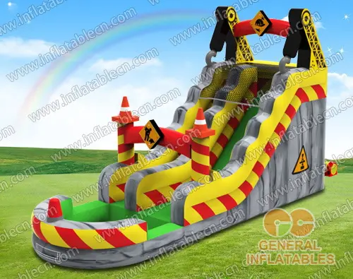 GWS-297 Construction site water slide