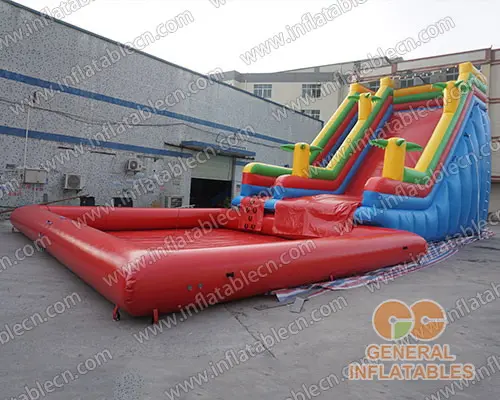 GWS-305 Big water slide with pool