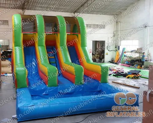 GWS-309 Yard water slide dual lane