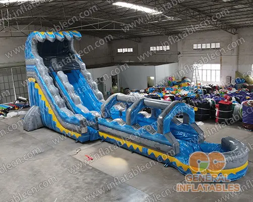 GWS-320 Blue wave water slide n slip