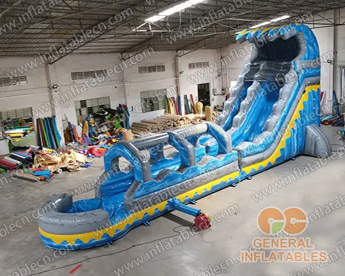 GWS-320 Blue wave water slide n slip