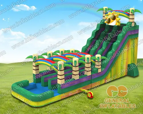 GWS-324 Rainbow water slide n slip