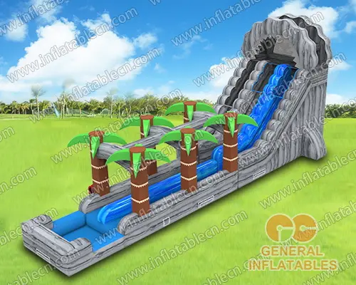 GWS-326 Waterfall water slide n slip