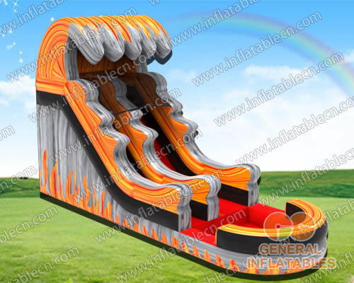 GWS-332 Inflatable fire water slide
