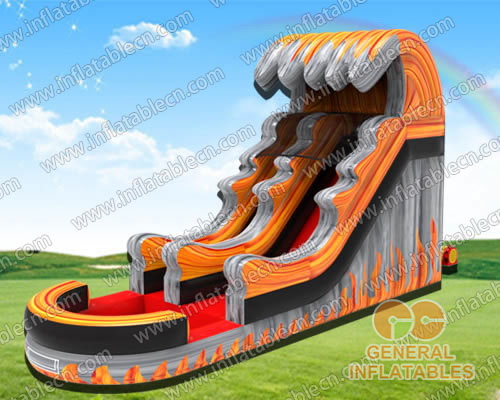 GWS-332 Inflatable fire water slide